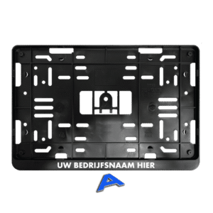 Kentekenplaathouders Jeep 4 X 4 met tekstrand Reliëf 3D opdruk