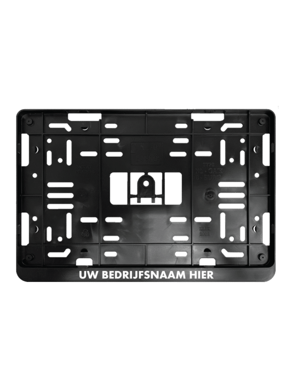 Kentekenplaathouders Caravan met tekstrand