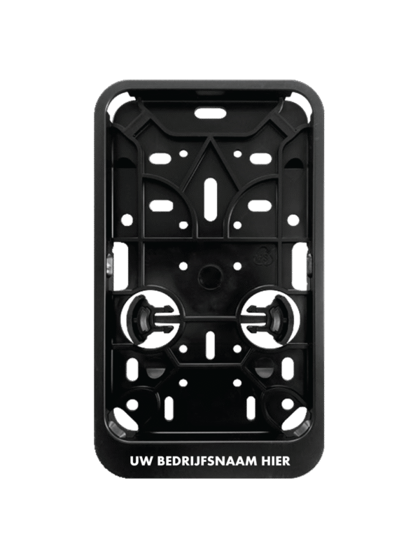 Kentekenplaathouders Scooter staand 10x17 met tekstrand