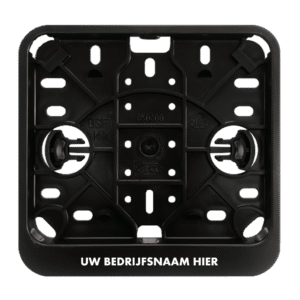 Kentekenplaathouders Scooter vierkant 14x12 met tekstrand