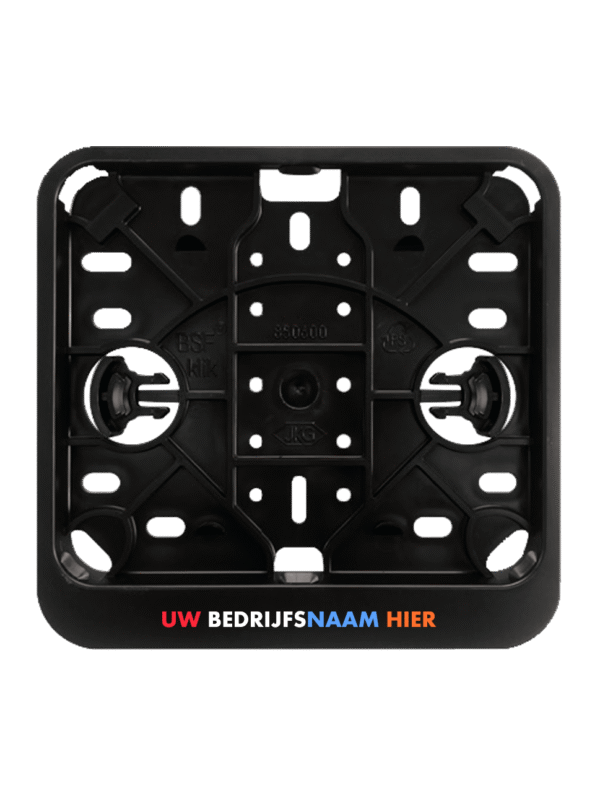 Kentekenplaathouders Scooter vierkant 14x12 met tekstrand - Afbeelding 4